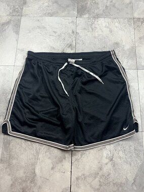 Nike Reversible Basketball Shorts Men's XL Black Brown White Piping Y2K